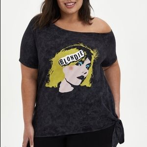 Torrid Size 2 Off Shoulder Vintage Style Blondie Tshirt